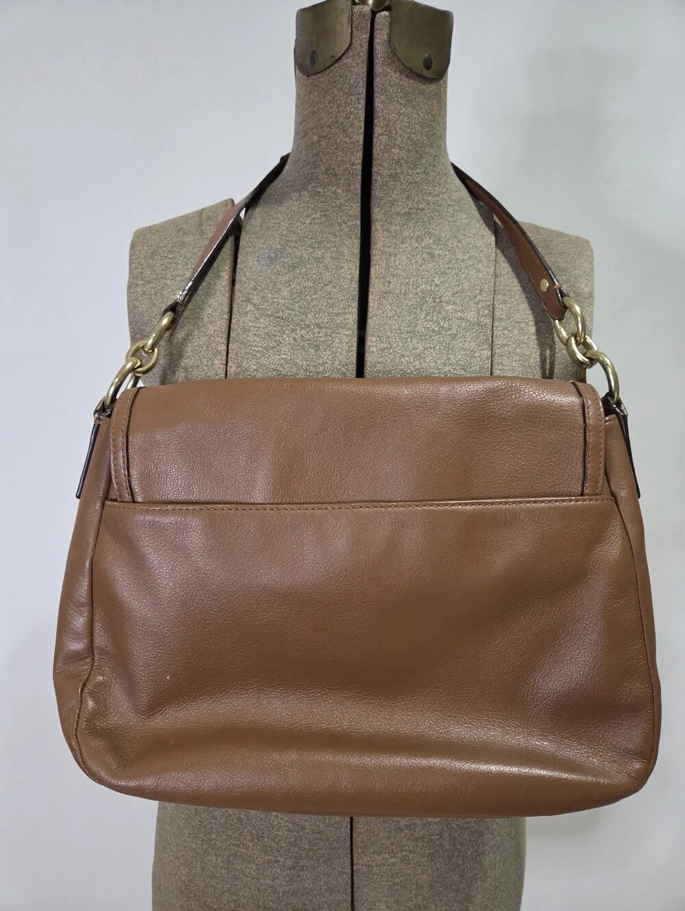 Coach Taylor Leather Flap Shoulder Bag